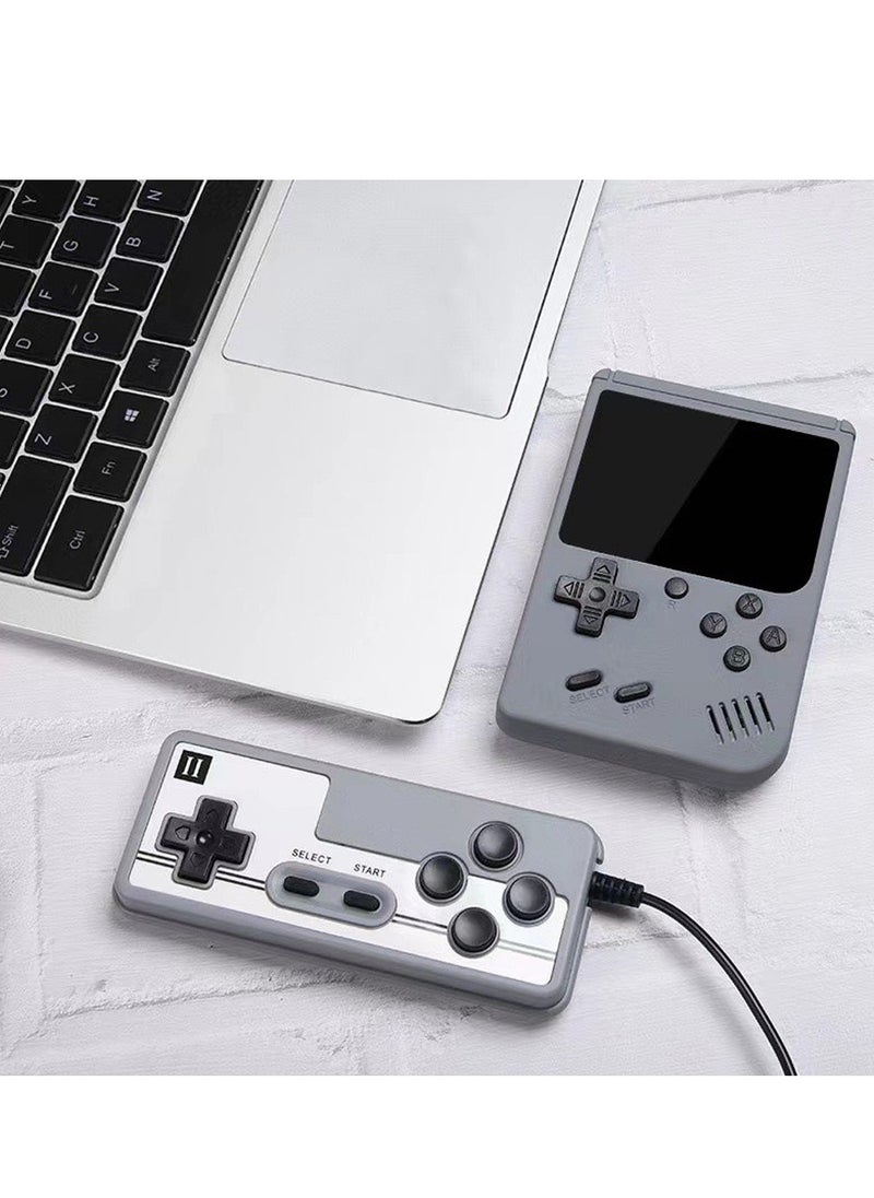 Portable Retro Gaming Console with 500 Built-In Games, Dual Player Mode, TV-Out Support & Included Controller – Handheld System with HDMI Connectivity for Home and Travel