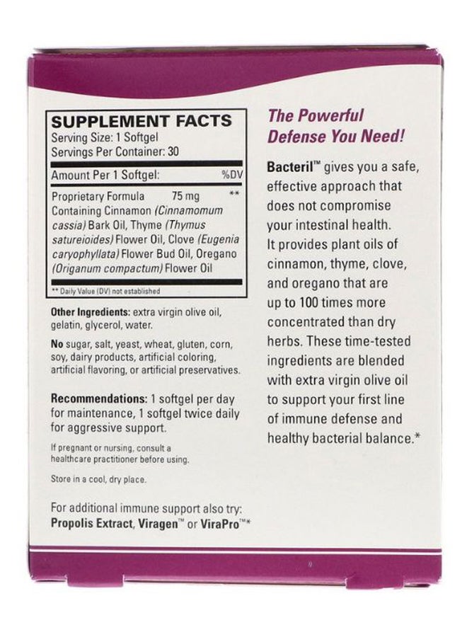 Bacteril Immune System Support - 30 Softgels