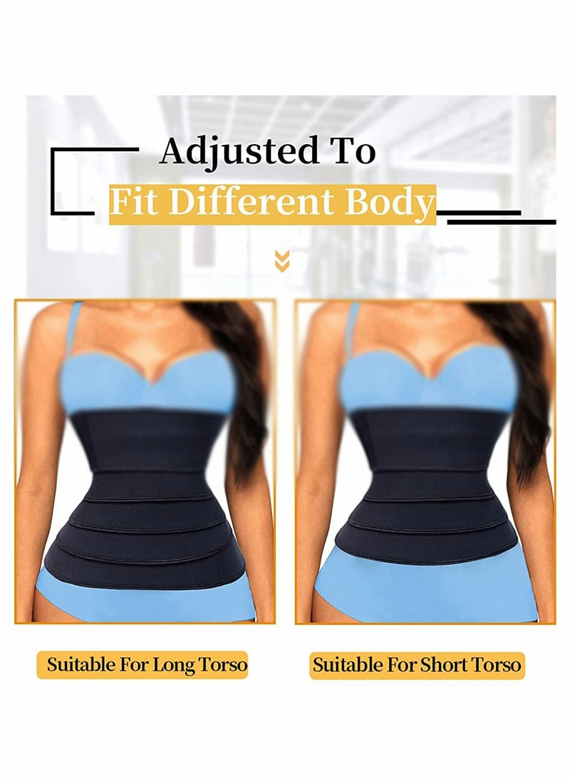 Waist Belt, Wrap Waist Trainer for Women, Tummy Wrap Waist Trimmer Belt Slimming Body Shaper