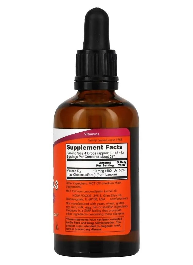 Liquid Vitamin D-3 Drops 59ml