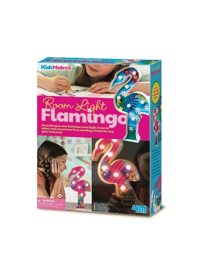 KidzMaker Room Light Flamingo Craft Kit