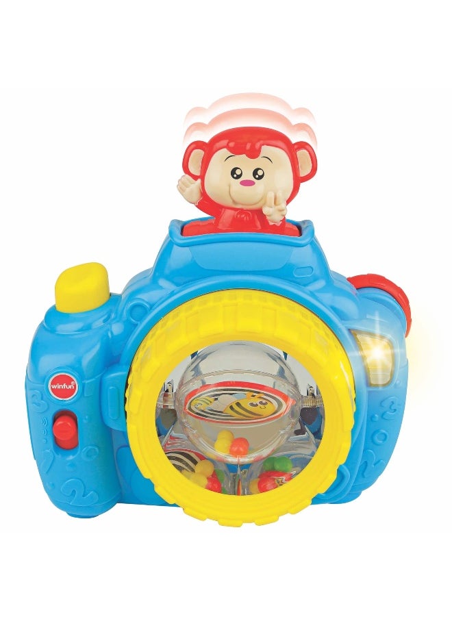 Winfun Pop-up Monkey Camera Toy