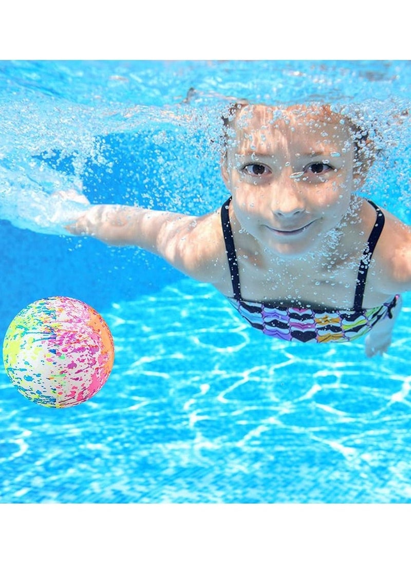 Swimming Pool Balls Underwater, Pool Diving Toys Ball with Water Filling Adapter, Cool Exercise Toys That Can Bounce Under Water, Swimming Gifts for Kids, Adults, Family