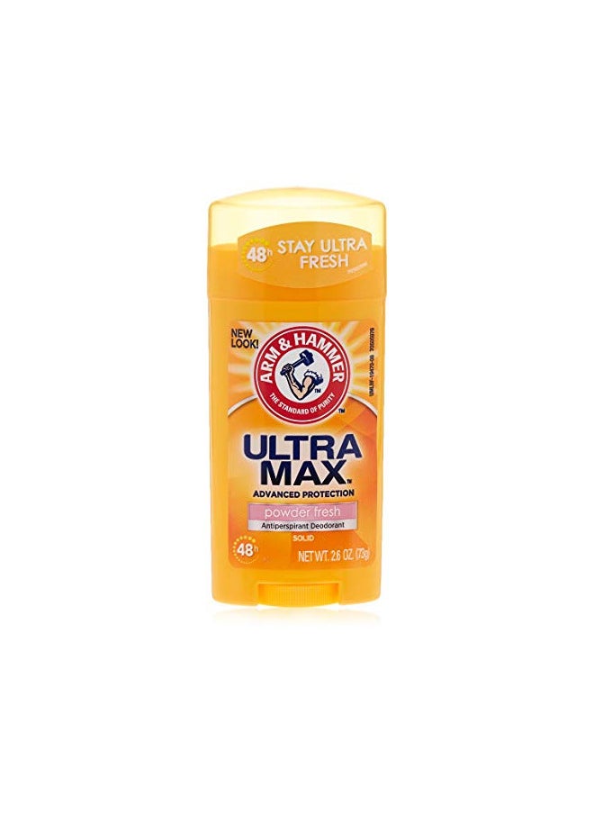 Arm & Hammer Ultramax Invisible Solid Powder Fresh Antiperspirant & Deodorant-2.6 oz