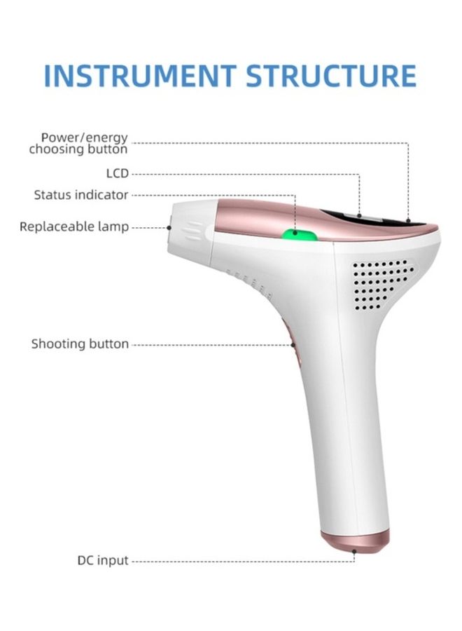 T3 Home Laser IPL Hair Removal Device With 1 Removal Lamp Pink