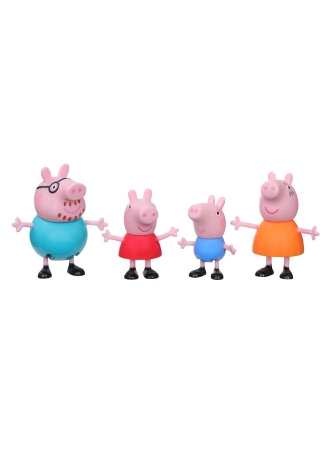 Peppa Pig Peppa's Family Figure Set (4 Pack)