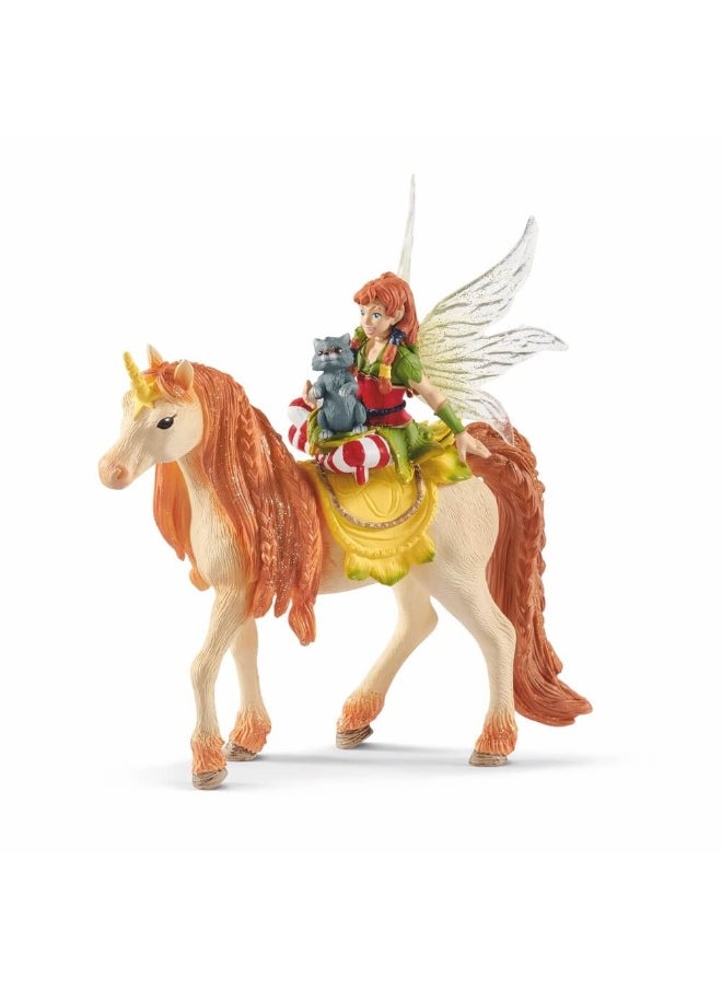 Schleich Bayala Fairy Marween with Glitter Unicorn Figure (8 x 18 x 15 cm)