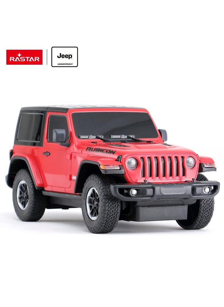 RASTAR Jeep Wrangler JL 1:24 RC Toy Car RED