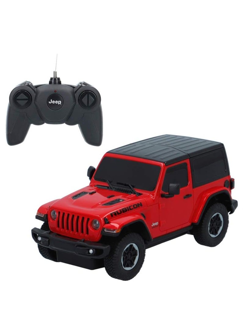 RASTAR Jeep Wrangler JL 1:24 RC Toy Car RED