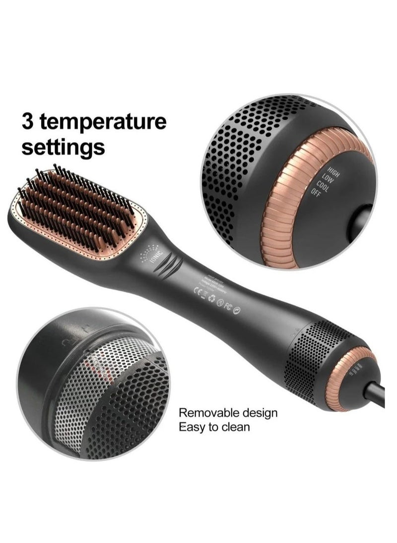 2-in-1 Hot Air Brush DX1353 – Hair Dryer & Volumizer for Smooth, Frizz-Free Styling