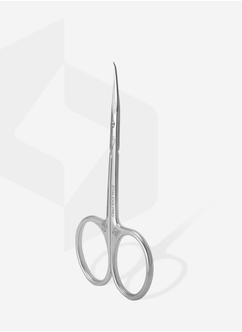 Professional Cuticle Scissors with Hook - EXCLUSIVE 21 | TYPE 2 (magnolia)