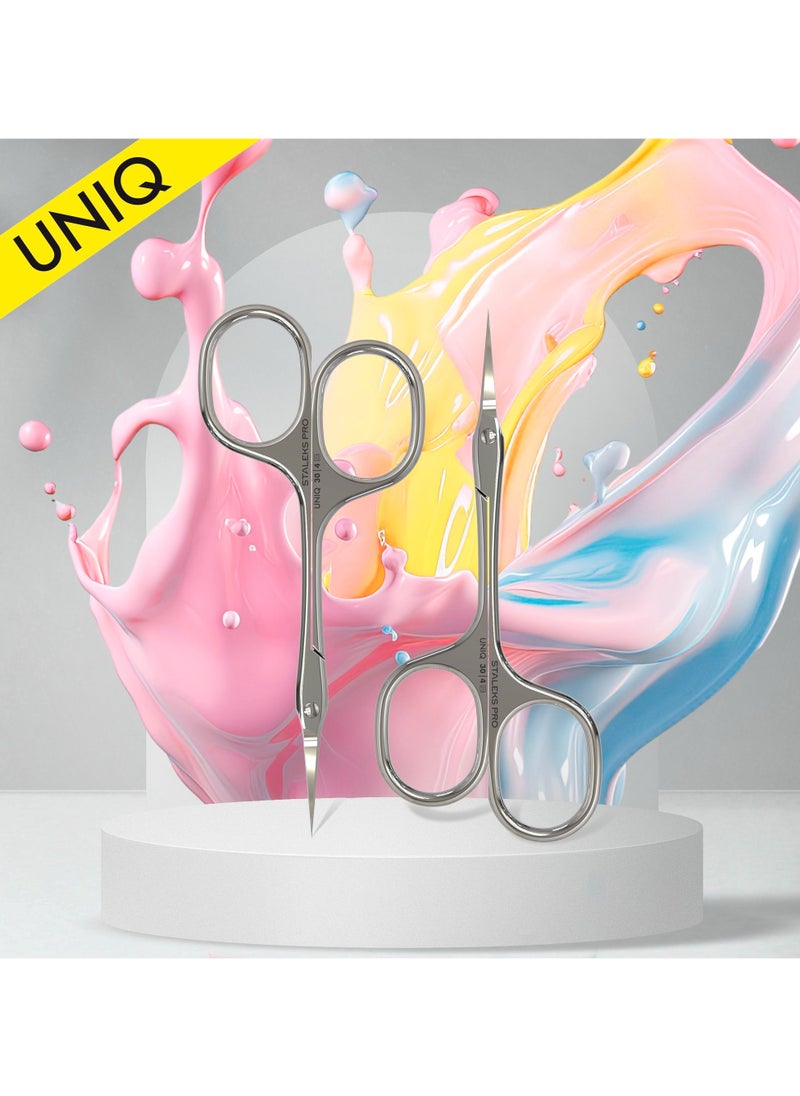 Professional Cuticle Scissors Ballerina - UNIQ 30 | TYPE 4