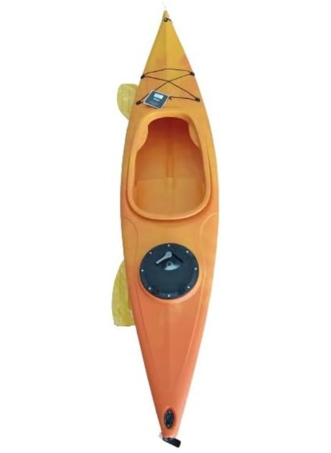 1 Person Vini Touring Kids Kayak With 1 Paddle Yellow/Orange