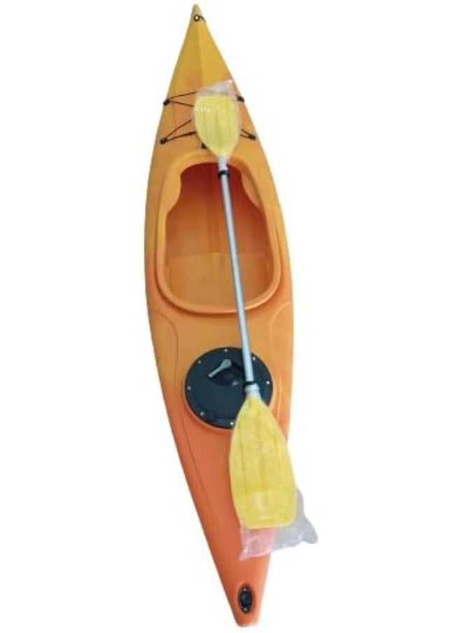 1 Person Vini Touring Kids Kayak With 1 Paddle Yellow/Orange