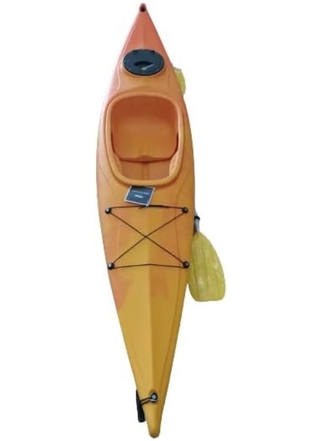 1 Person Vini Touring Kids Kayak With 1 Paddle Yellow/Orange