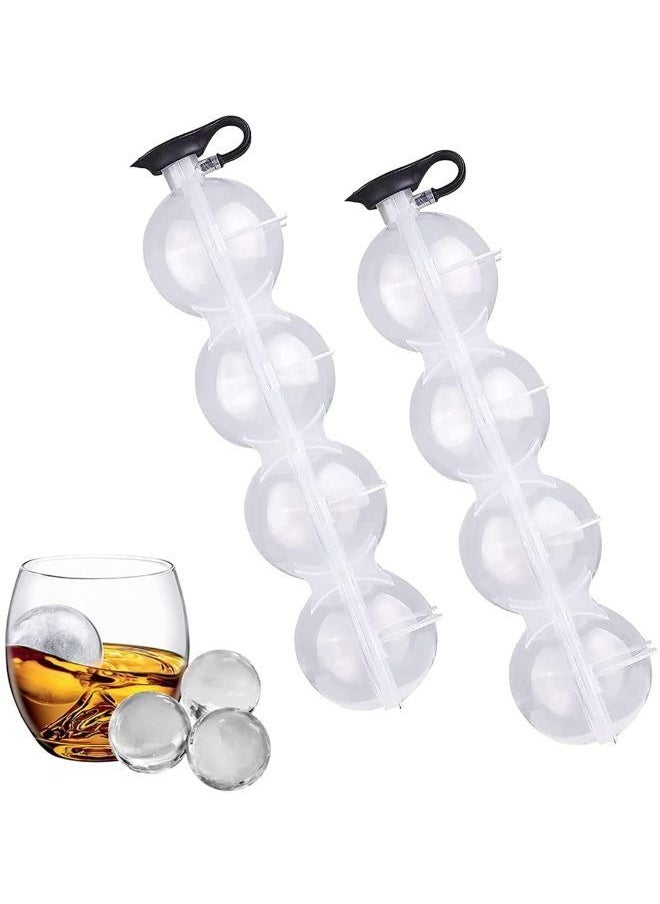 2-Piece 4-Hole Sphere Ice Ball Maker