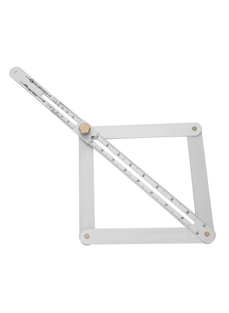 Construction Protractors, Angle Protractor Angle Finder Ruler, Stainless Steel Protractor 0-170° Degrees, Universal Goniometer Angle Finder Tool for Carpenter, Diagonal Ceiling Profiler