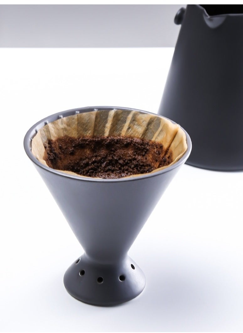 Drip Coffee Filter Cup Set, Home Pour Over Coffee Maker Kit for Fresh Brewed Coffee