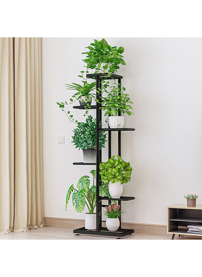 6-Tier Display Shelf, Flower Pots Rack, Plant Stand, Potting Ladder Planter Stand, Heavy Duty Storage Shelving Rack, for Potted Plants