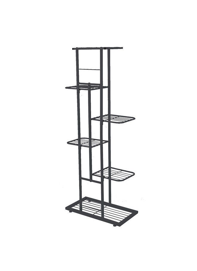 6-Tier Display Shelf, Flower Pots Rack, Plant Stand, Potting Ladder Planter Stand, Heavy Duty Storage Shelving Rack, for Potted Plants