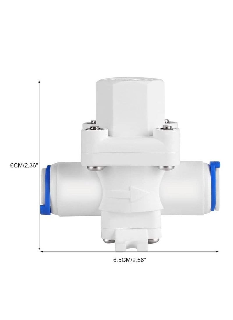 3/8 Pushfit Tube Reducing Valve,Plastic Pressure Relief Regulator Reducing Valve Filter Protection RO Water System