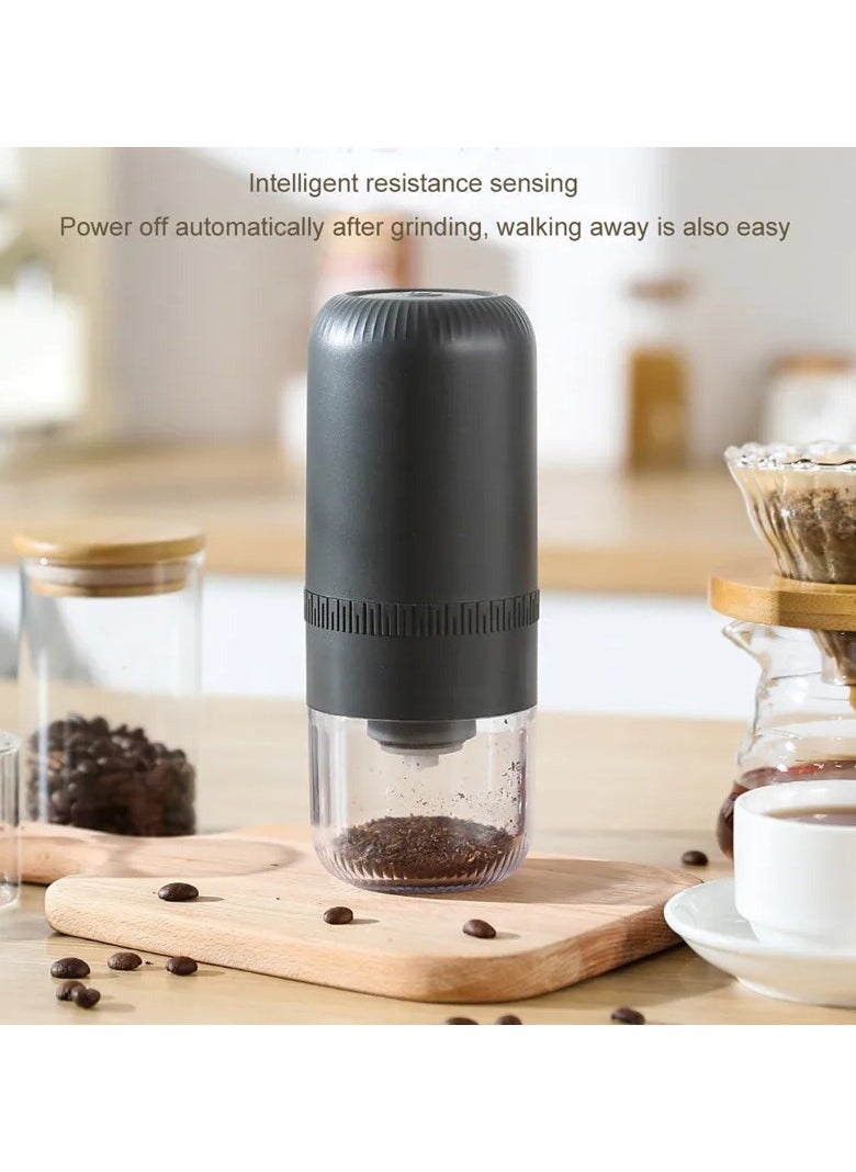 Portable Electric Coffee Grinder 26000RPM USB Rechargeable 90ml Grinding Chamber for Herbs Baby Food, Adjustable Grinding Grain, for Home