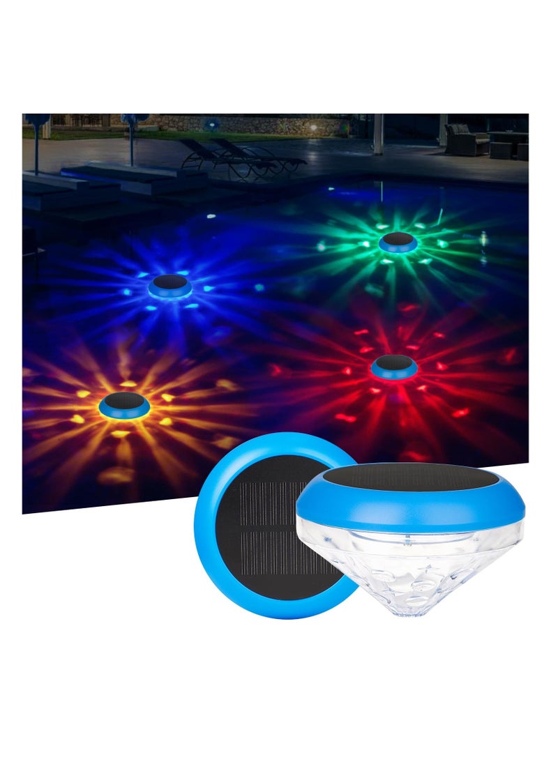 Solar Floating Pool Lights,  LED Multicolor RGB Color Changing Solar Pool Lights That Float, Outdoor Waterproof Swimming Pool Accessories for Pool, Pond, Hot Tub, Garden, Party Decoretion