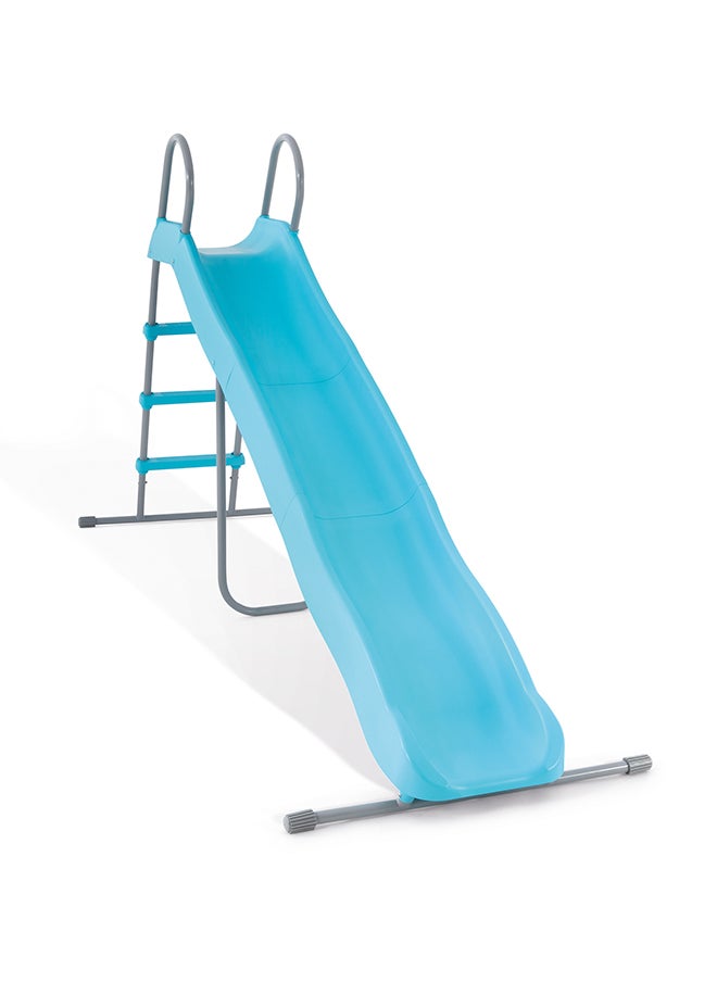 Intex 2.44m Galvanized Steel Freestanding Slide Blue for All Kids