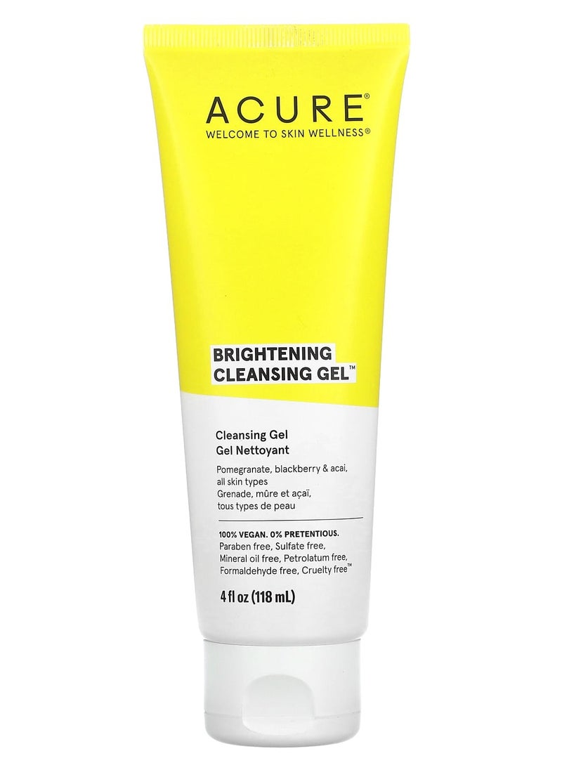 Brightening Cleansing Gel, 4 fl oz (118 ml