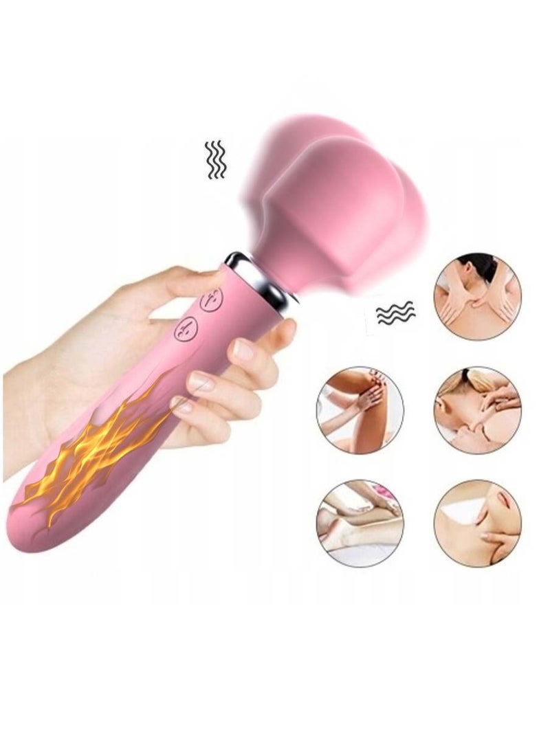 Upgraded Heating Handheld Wireless Deep Tissue Body Massager