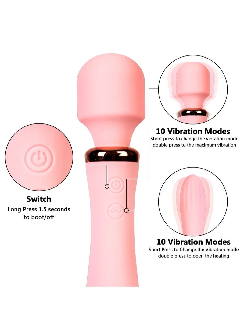 Upgraded Heating Handheld Wireless Deep Tissue Body Massager