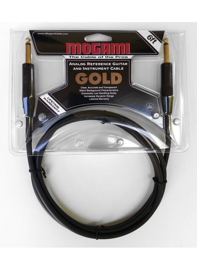 Mogami Gold INSTRUMENT-06 Guitar Instrument Cable, 1/4