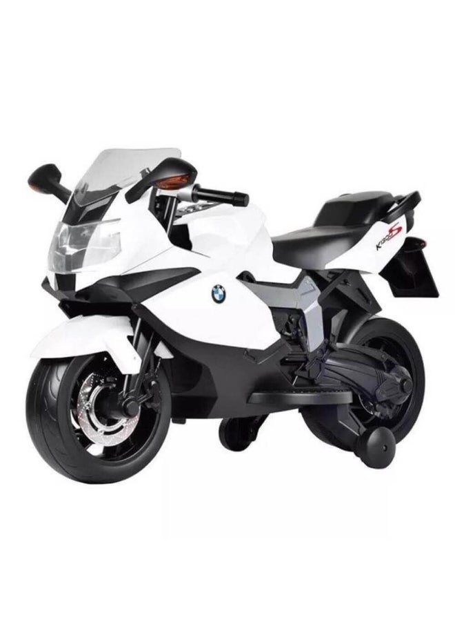BMW Kids Ride-on Electric Motorbike (12 V, White)