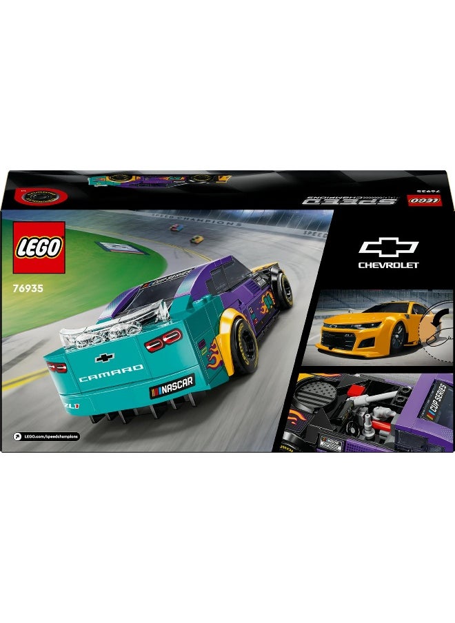 LEGO Speed Champions NASCAR Next Gen Chevrolet Camaro ZL1 76935 Building Toy Set (328 Pieces)