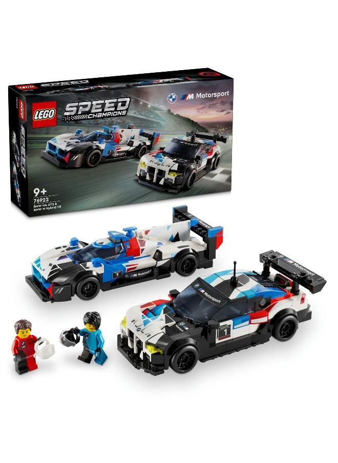 LEGO® Speed Champions BMW M4 GT3 & BMW M Hybrid V8 Race Cars 76922 Building Toy Set (676 pieces)