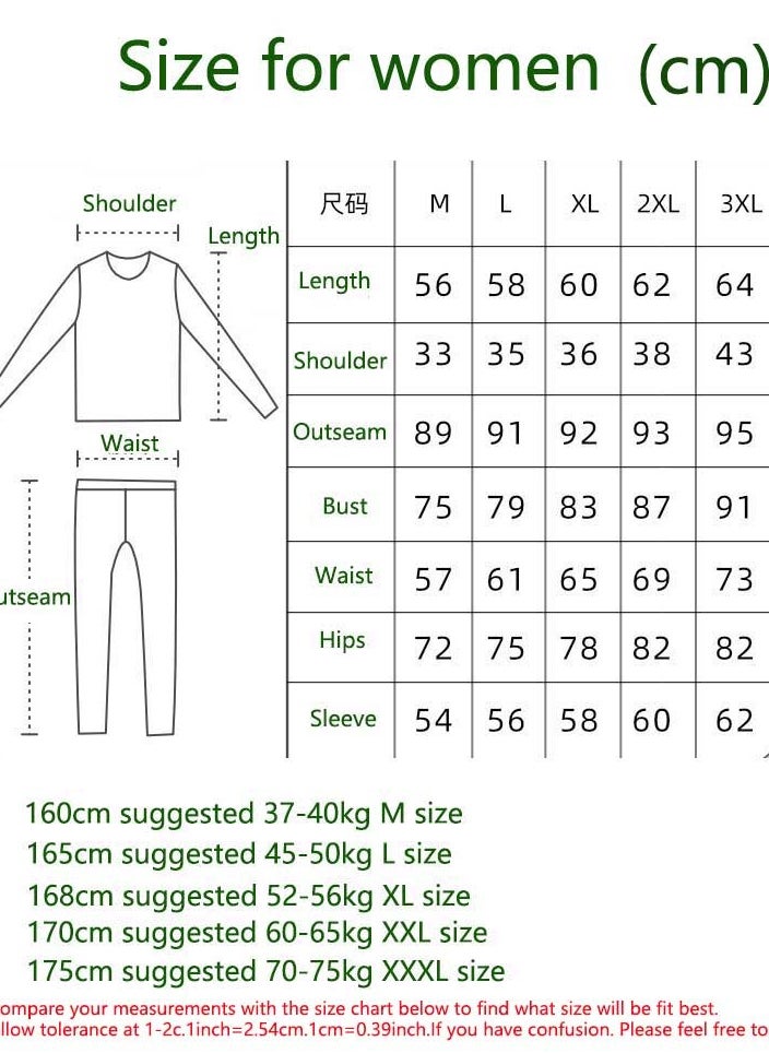 Trackless Mulberry Silk Thermostatic Warm Long Johns Suit