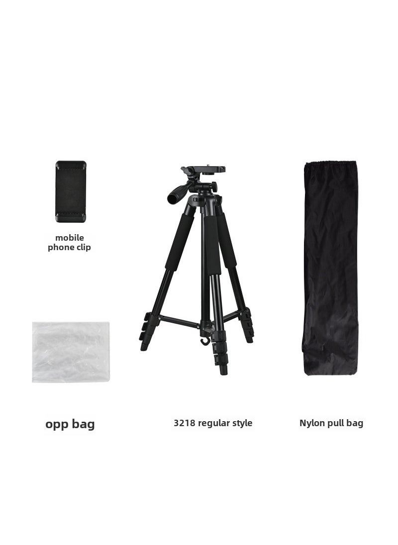 Telescope Photography Tripod Floor Mobile Phone Live Stand Night Fishing Lamp Camera Mobile Phone Projection Selfie Tripod 3218 regular