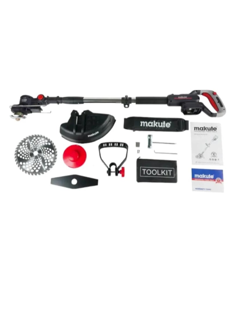 20V Cordless Grass Cutter with 16700RPM 450W 200Mm  Balde Size Brushless Motor Lightweight Durable for Grass Trimming or Cutting Light Brush and more (CBC002-BL)