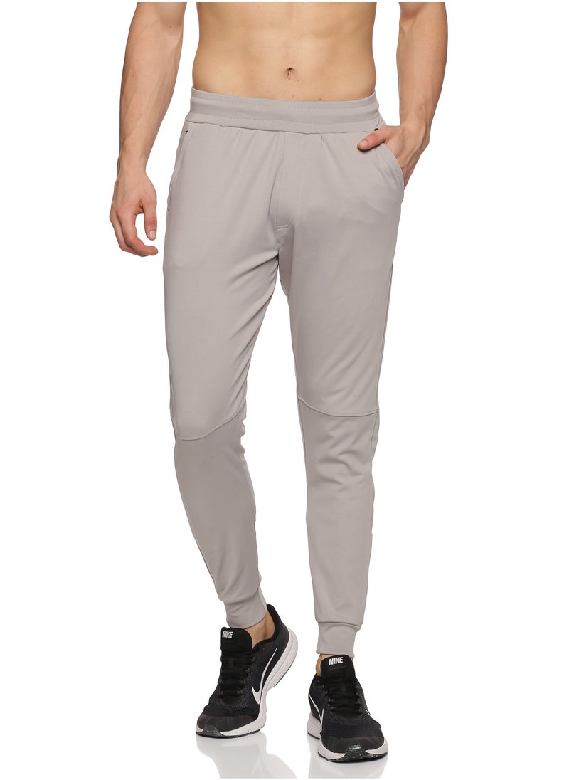 Men's Athleisure Polyester Track Pants (Grey)