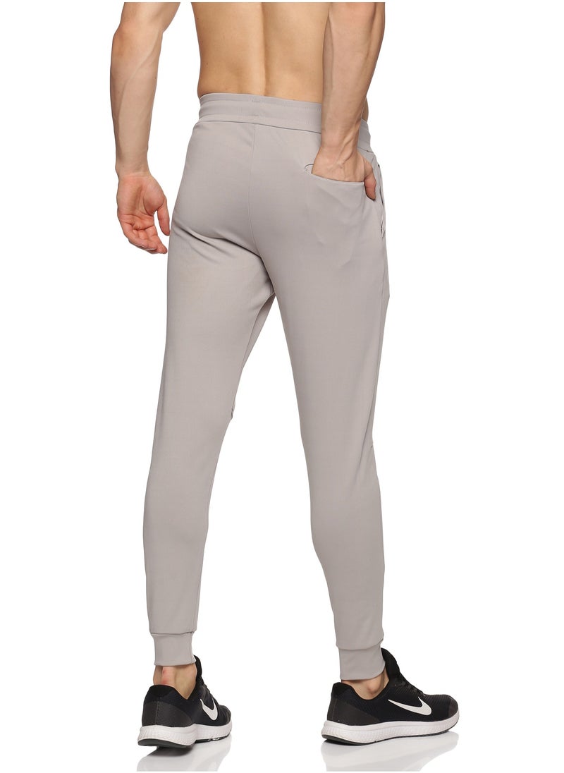 Men's Athleisure Polyester Track Pants (Grey)