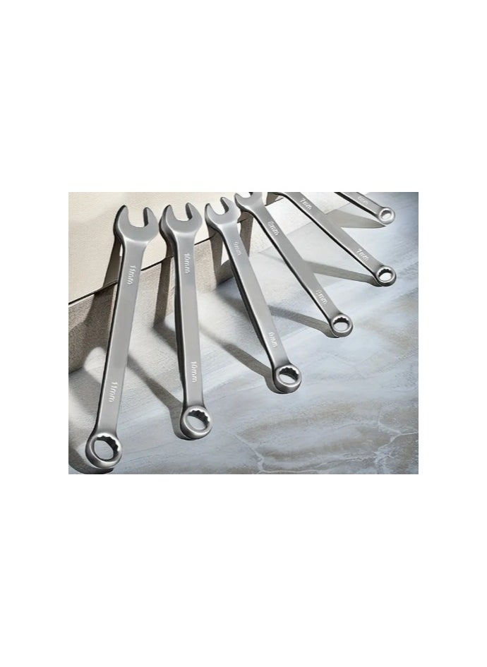 Combination Spanner, Available in Sizes 6mm to 32mm, Chrome Vanadium Steel Wrench, High Torque, Precision Fit for Automotive and Mechanical Work, Durable Finish, Anti-Slip Grip