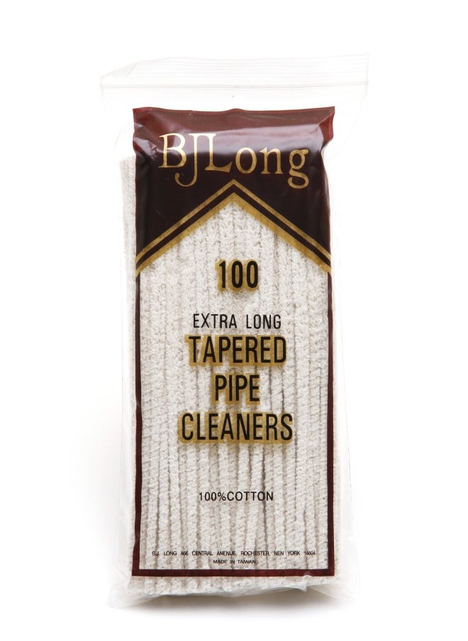 BJLong 100 Extra Long Tapered Pipe Cleaners