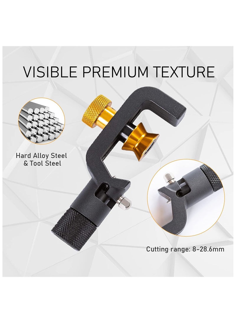 Armored Cable Stripper Tools, 8-28mm Wire Stripper, Coax Mid Span Cable Stripper, Radial Cutter Slitting Ring Tools, Coax Round Cable Jacket Stripping, Armored Fiber Optic Cable Stripper Tools