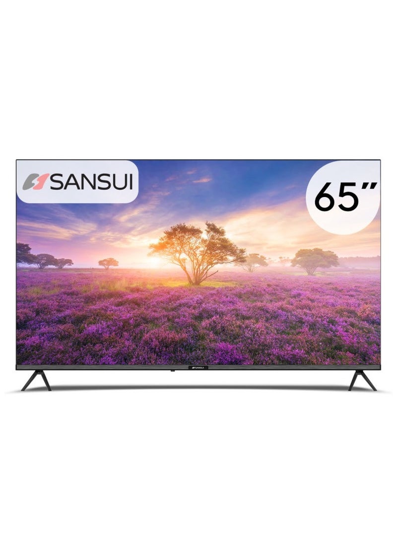 SANSUI 65 inch WebOS powered 4K Edgeless UHD LED SMART TV with ThinQ AI