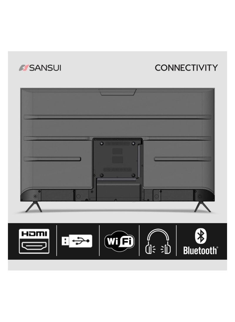 SANSUI 55 inch WebOS powered 4K Edgeless UHD LED SMART TV with ThinQ AI