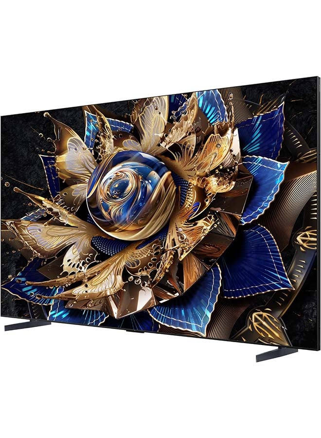 115 Inch 4K Premium QD-Mini LED Smart Google TV, 20000+ Local Dimming Zones, HDR 5000nits, 144Hz VRR+240Hz DLG, Ultra-slim Design (2024 Model) 115X955-MAX Black