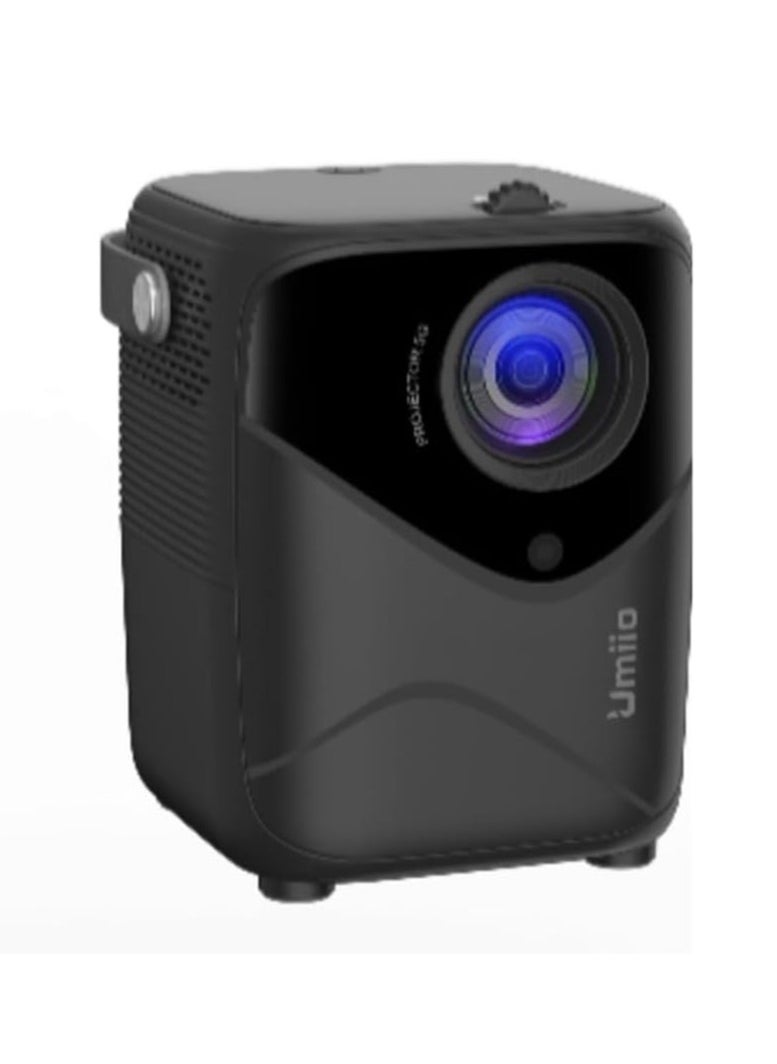 Umiio Q1 Portable  Video Projector HDMI USB Interface Wifi Game  Android Projector Black