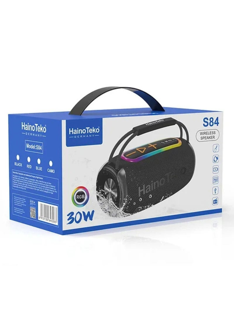 S84 Portable Wireless Bluetooth Speaker_Camouflage