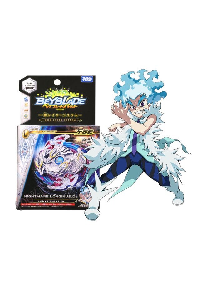 Beyblade Burst Booster Nightmare Longinus With Luancher Ds B-97 For Kids