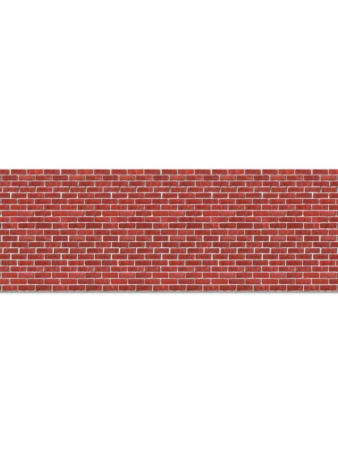 Brick Wall Backdrop Party Accessory (1 count) (1/Pkg)